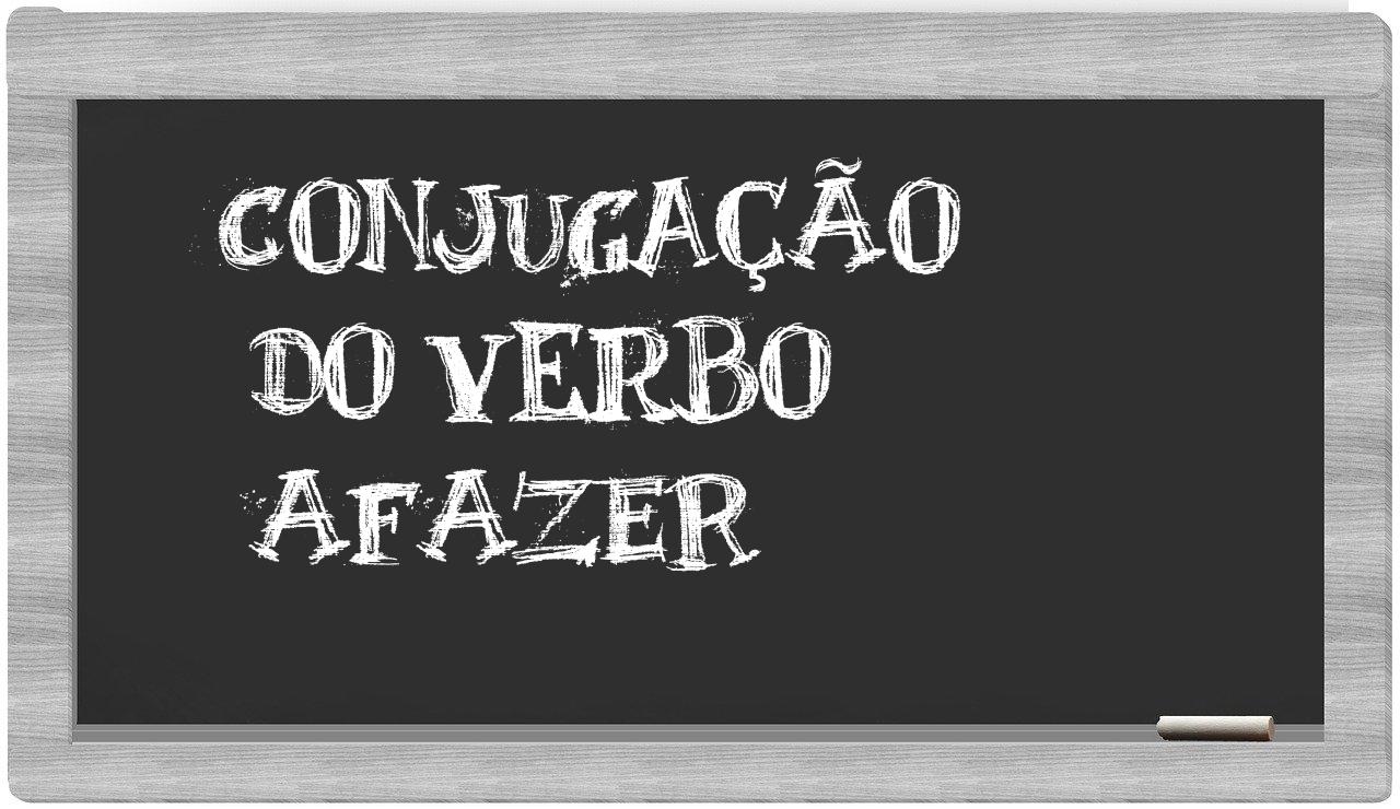 ¿afazer en sílabas?