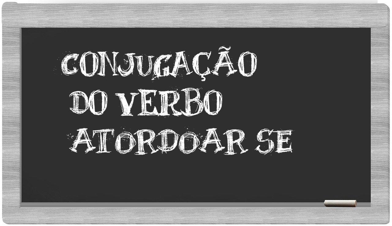 ¿atordoar se en sílabas?