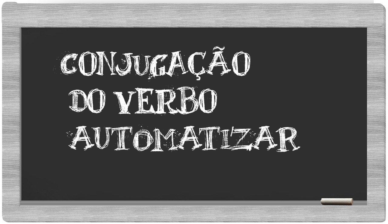 ¿automatizar en sílabas?