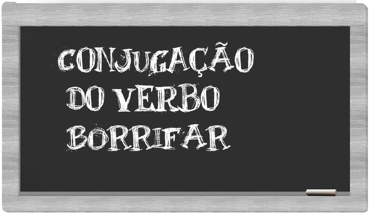 ¿borrifar en sílabas?