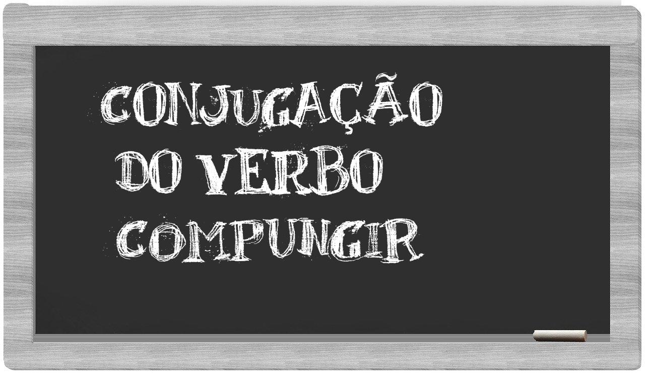 ¿compungir en sílabas?