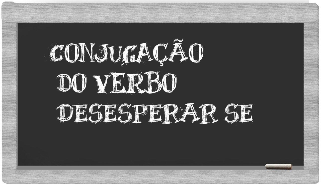 ¿desesperar se en sílabas?