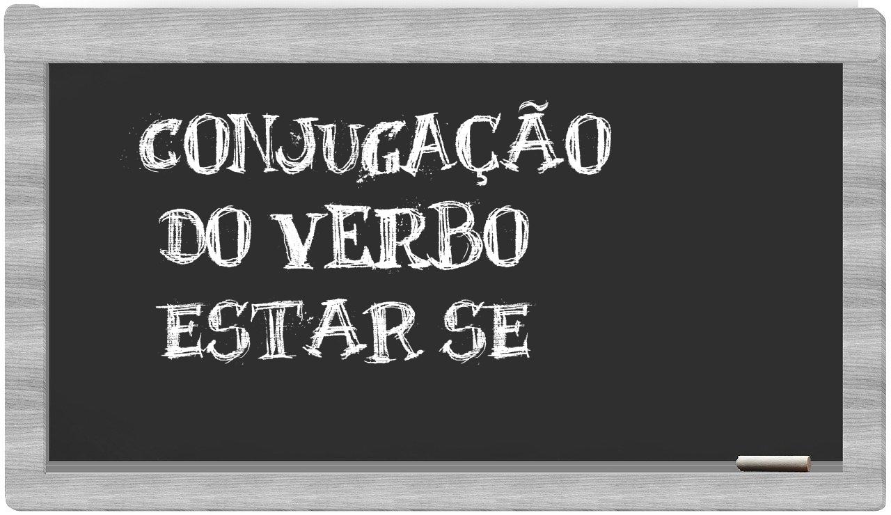 ¿estar se en sílabas?