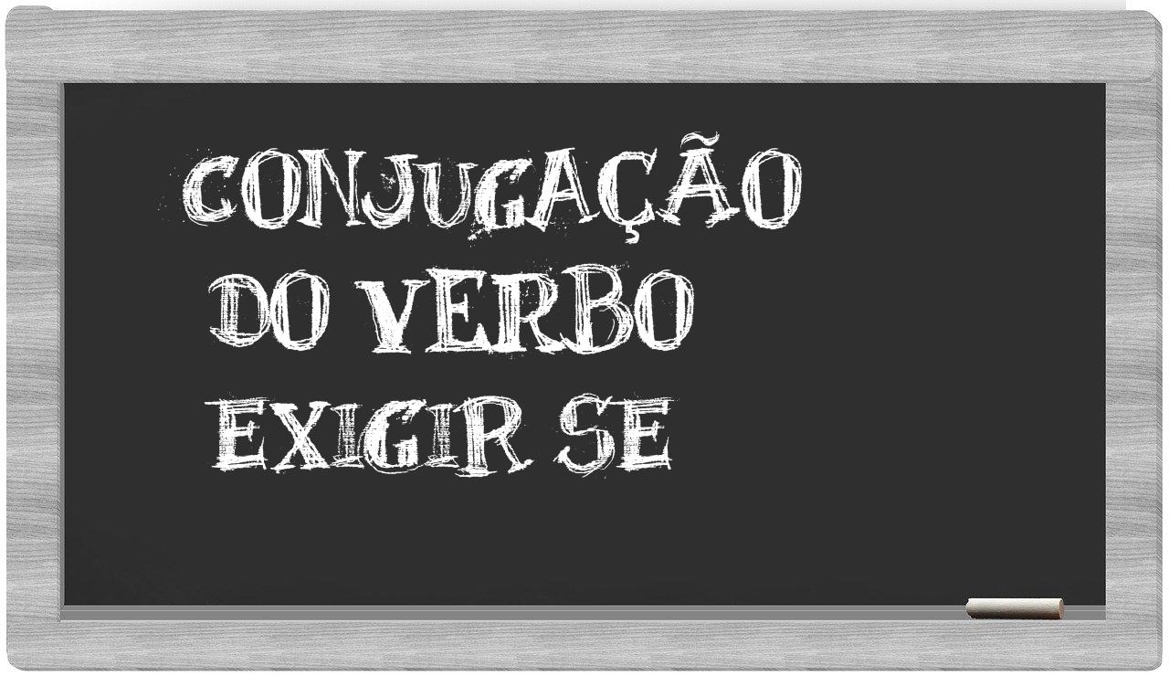 ¿exigir se en sílabas?