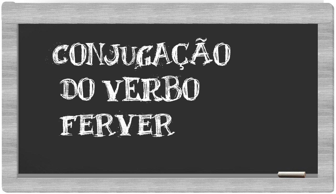 ¿ferver en sílabas?
