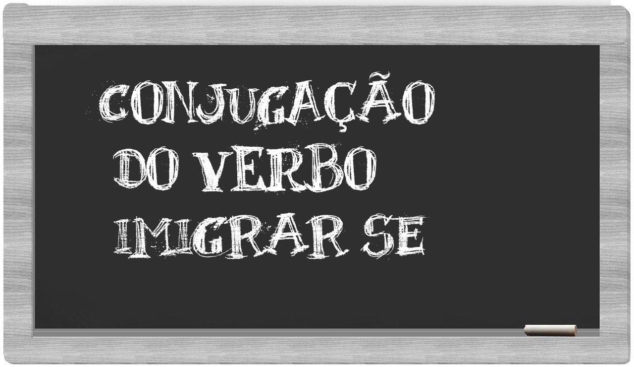 ¿imigrar se en sílabas?