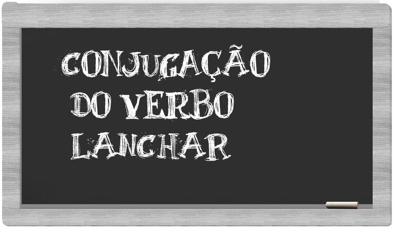 ¿lanchar en sílabas?