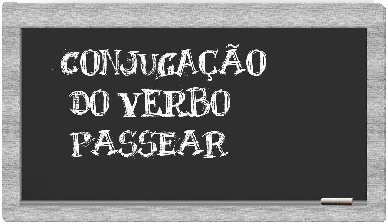 ¿passear en sílabas?