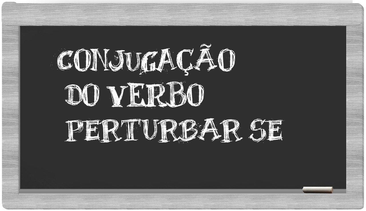 ¿perturbar se en sílabas?