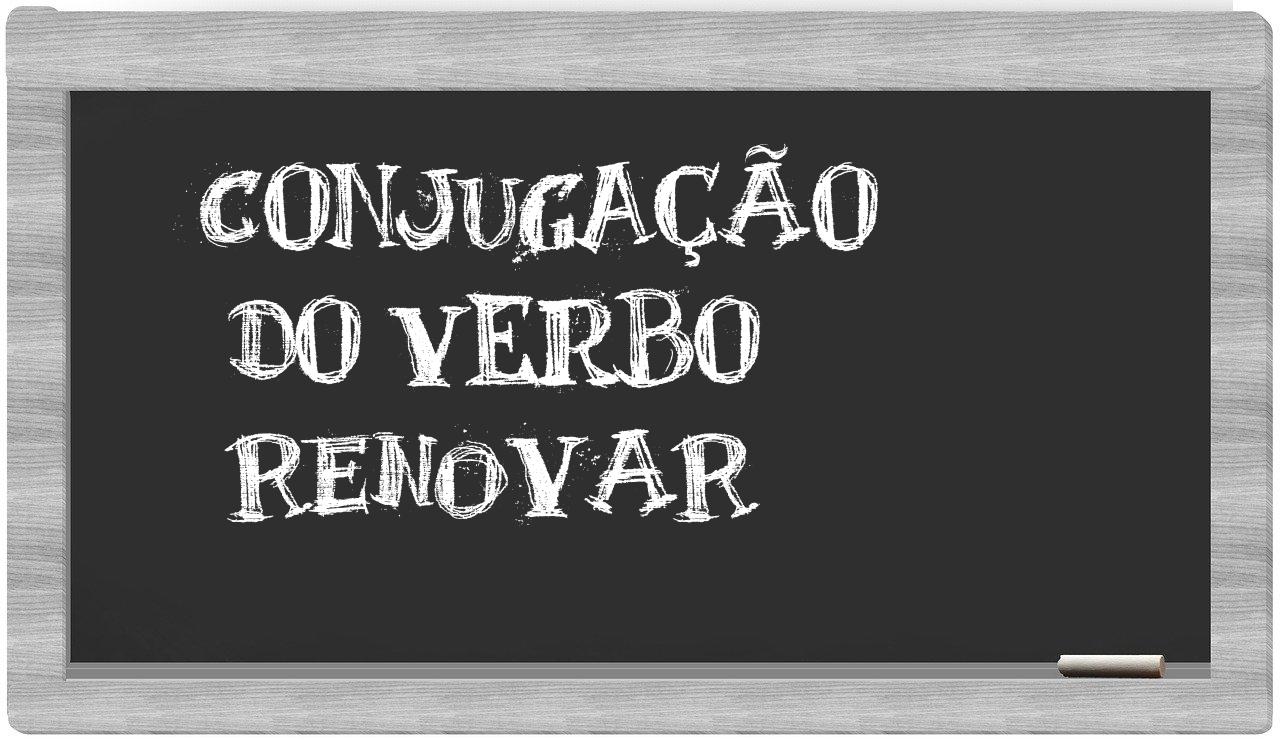 ¿renovar en sílabas?