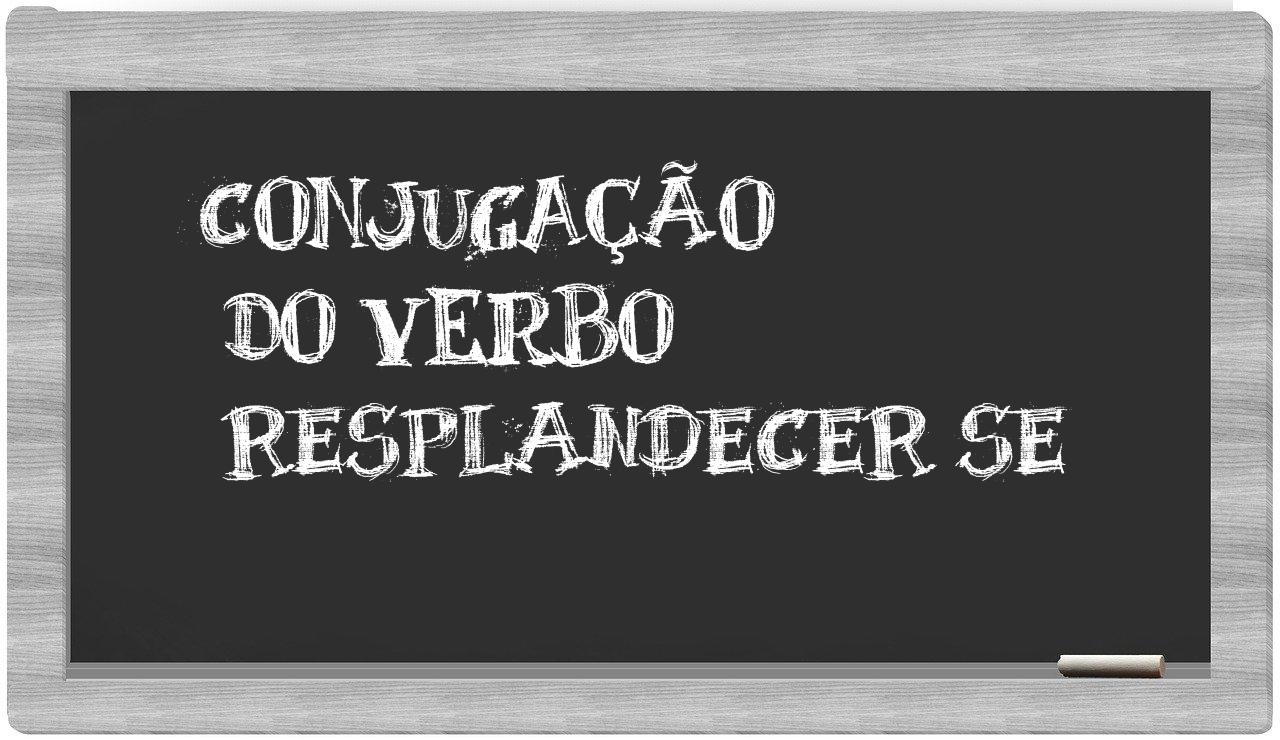 ¿resplandecer se en sílabas?