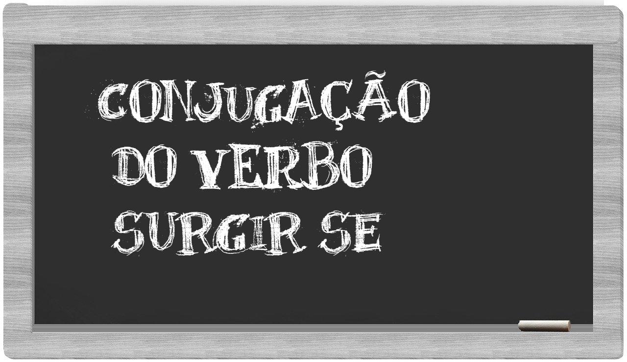 ¿surgir se en sílabas?